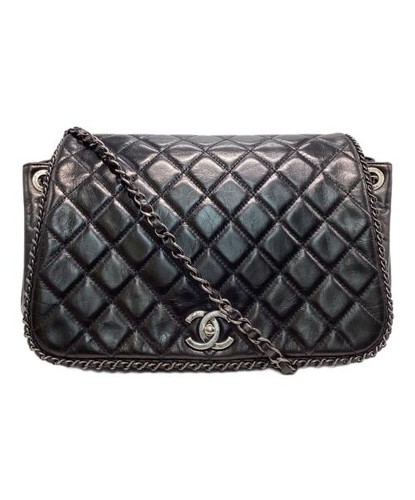 CHANEL Coco Mark Flap Chain Shoulder Bag  #146