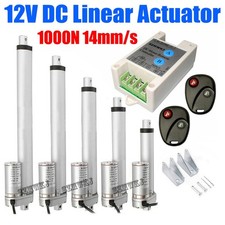 1000N Linear Actuator Heavy Duty 8"-18" 14mm/s High-Speed 12V DC Putter Motor AT