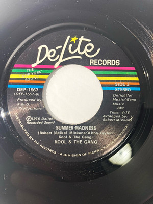 Kool & The Gang Spirit of the Boogie/Summer Madness 7'' 45 Vinyl DEP-1567