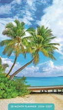 Beaches 28-Month Inspirational Pocket Planner, 2026-2027, 2-Year Calendar