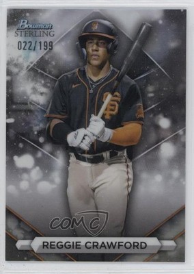 2023 Bowman Sterling Prospects Refractor 22/199 Reggie Crawford #BSP-64 1u5y