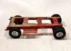 1950's Tonka Ford Truck Chassis/Frame w/ Rubber Script Tires & 5-Hole Hub Caps