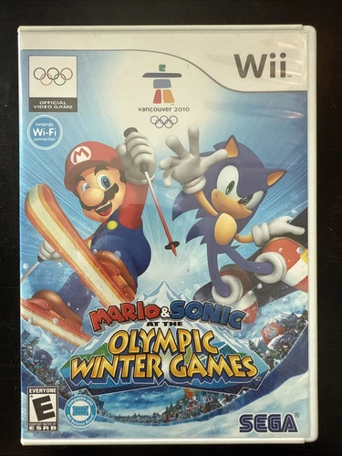 Mario & Sonic at the Olympic Winter Games for Wii, Sega 2009, Preowned