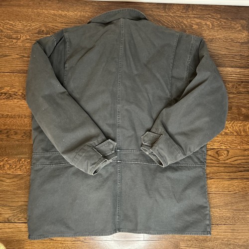 Vintage Timberland Weather Gear Chore Jacket Adult L Green Field Coat - Picture 8 of 8