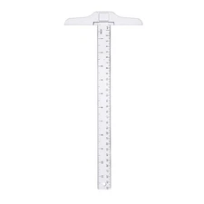 12-inch Plastic Transparent T-Square T-Ruler for Drafting Art Framing