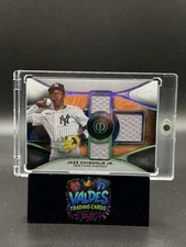 Jazz Chisholm Jr 2025 Topps Tribute Triple Relic Yankees