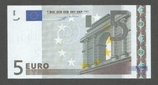 European Union -Portugal, 5 Euro 2002, UNC; P-1m; BNB-B101m1; Duisenberg; U002H2