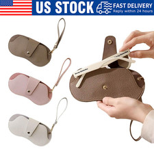 Soft Leather Sunglasses Bag,Glasses Pouch Carrying Organizer Eyeglass NEW