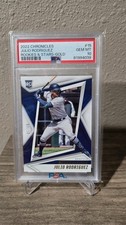 2022 Chronicles Rookies & Stars Julio Rodriquez Gold 9/10 PSA 10 POP 1