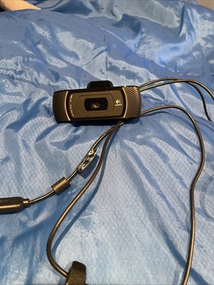 Logitech V-U0017 Webcam C910 HD 1080p Video Camera W/ Mic USB Tested