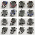 44mm Watch Case for Deep SEA Style for NH34 NH35 NH36 Rotating Bezel Solid Back