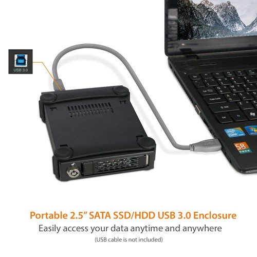 ICY DOCK 2.5” Rugged Full Metal SATA HDD & SSD USB 3.0 External Enclosure - Picture 7 of 7