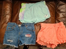 Girls Shorts Lot Of 3