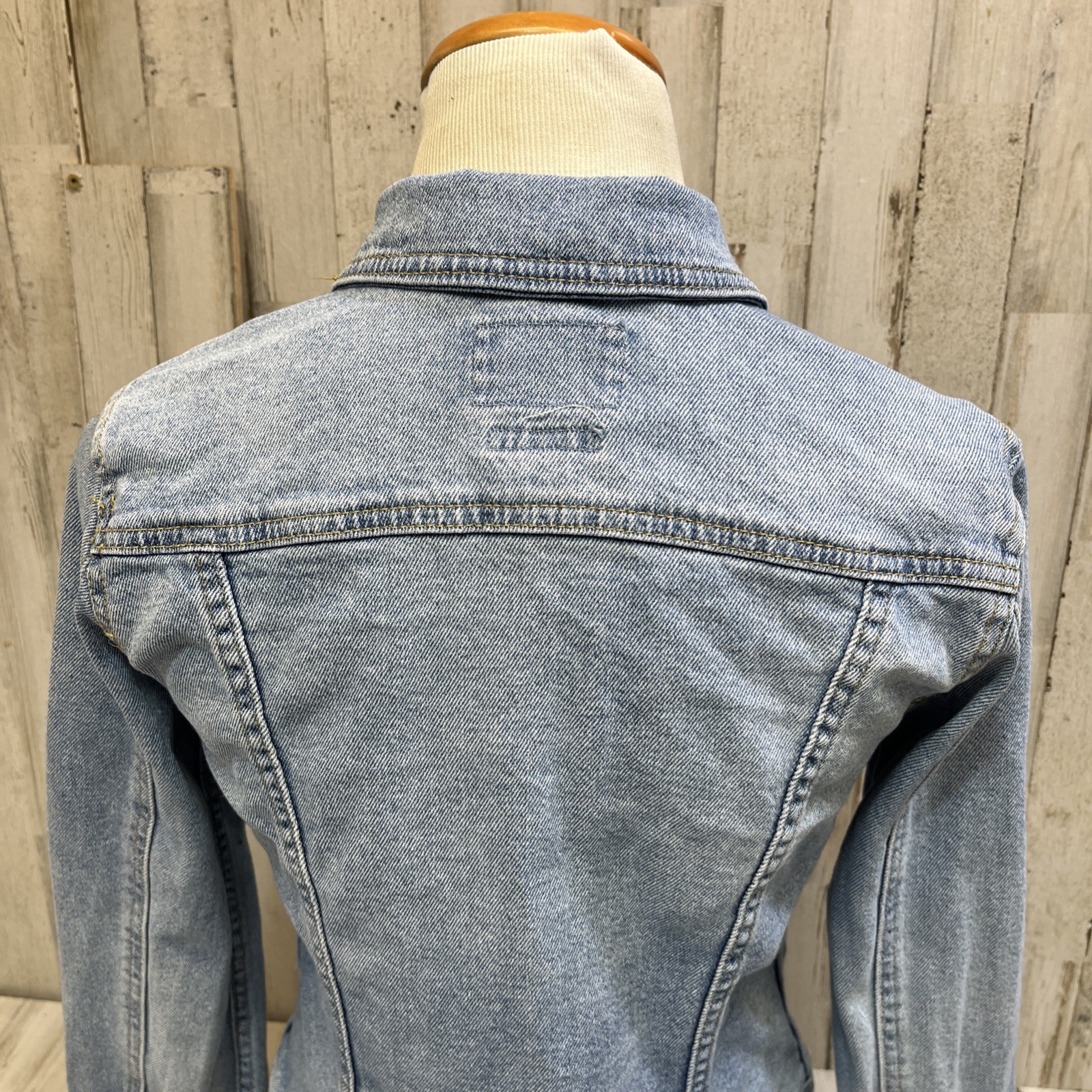 Universal Thread Button Up Jean Freeborn Jacket W… - image 7