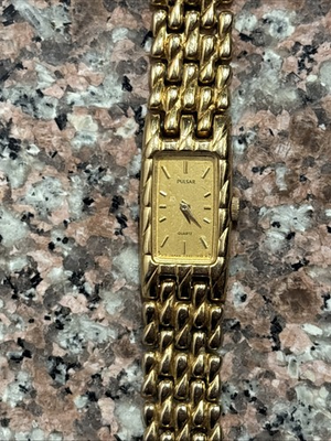 #ad Pulsar Ladies Quarts Watch Stainless Back Base Metal $30.37