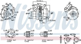 Turbolader für Nissan Qashqai +2 I J10 JJ10 2.0 dCi AWD X-Trail T32_