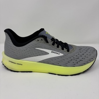 Brooks Hyperion Tempo Men's Size 8 Grey Yellow Running Shoes (1103391D099)