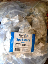Beauty Pedicure Tub Liners Disposable Clear Spa Liners for Salons 85-90 OPEN BAG
