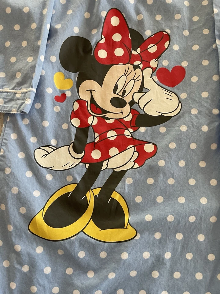 Disney Tailandia Solo Minnie Camisa para Dormir Bordada Bolsillo Genial Planeta Dama XL Foto 4 de 4