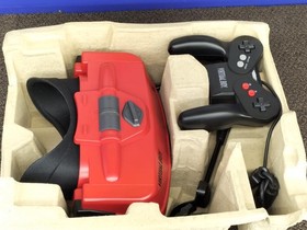 Nintendo Virtual Boy VB Console VUE-S-RA with Box 3Games Set Tested