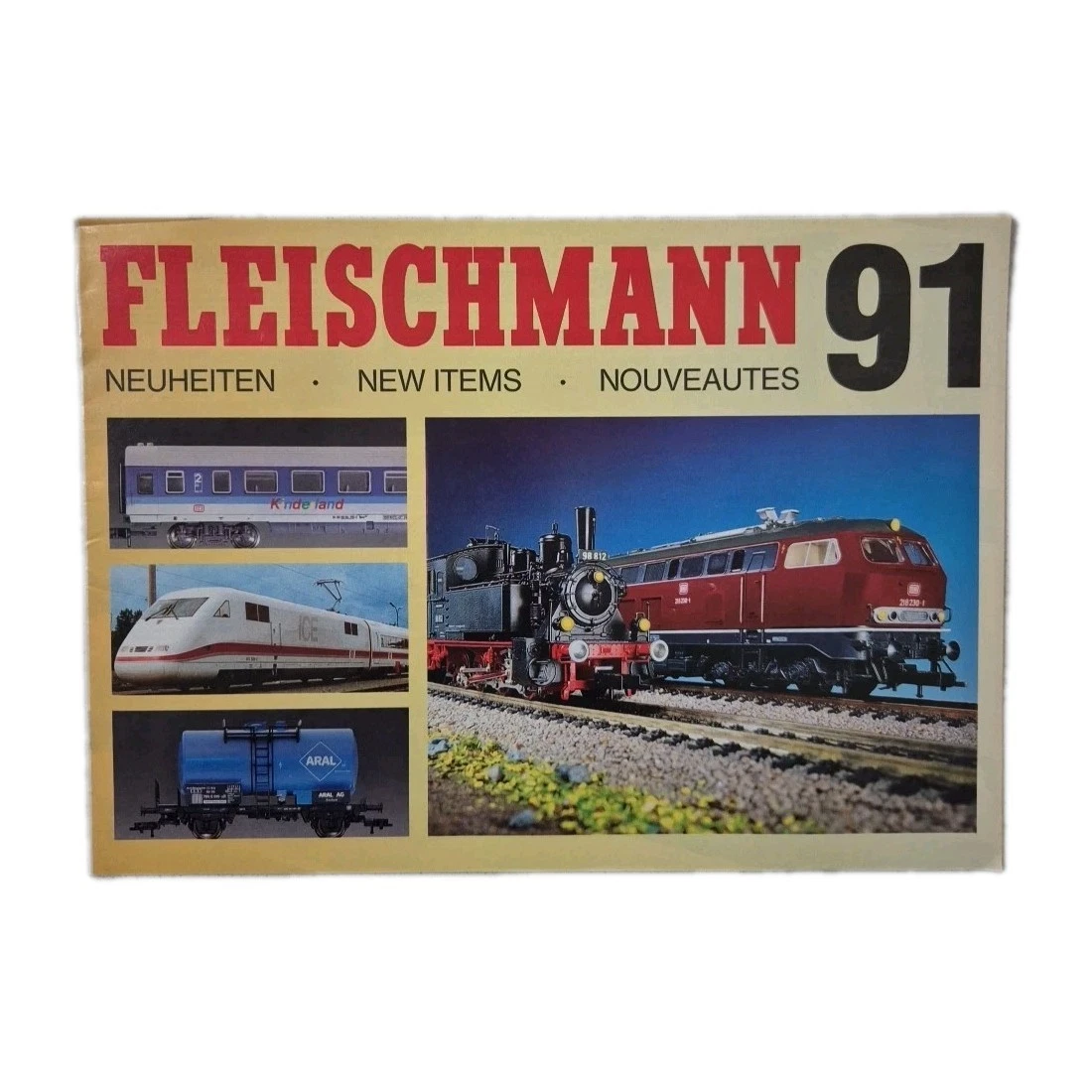 Lot De 9 Catalogues Vintage Fleischmann Pour Trains Miniatures Années 1960 à 1980