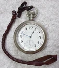 ANTIQUE WALTHAM APPLETON TRACY WORKING POCKET WATCH SILVERODE 17 JEWELS RAILROAD