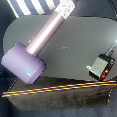 Dyson Supersonic Nural Standard Hair Dryer in Jasper Plum w/ Case & Attachments