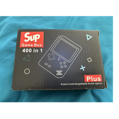 Sup Game Box 400 in 1 Plus Handheld-System, unterstützt externen Gamecontroller