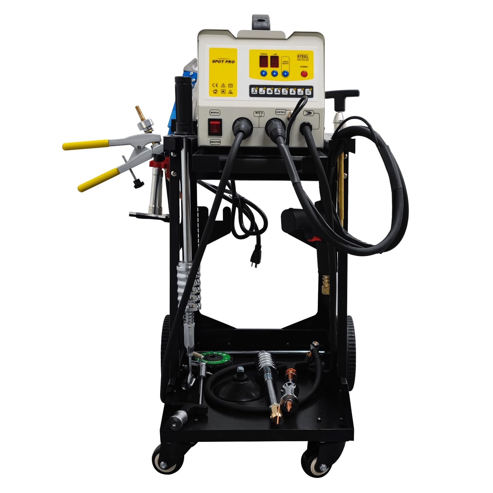 Steel Dent Pulling Machine Car Auto Repair Dent Puller Kit Welder 110V
