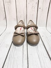 Capezio Tan Mary Jane Tap Shoes With Removable Bows Girls Size 2.5 NWOT
