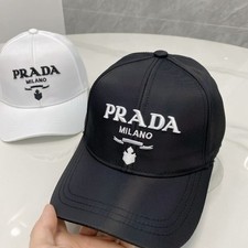 Authentic PRADA Milano Logo Cap Luxury Nylon ...