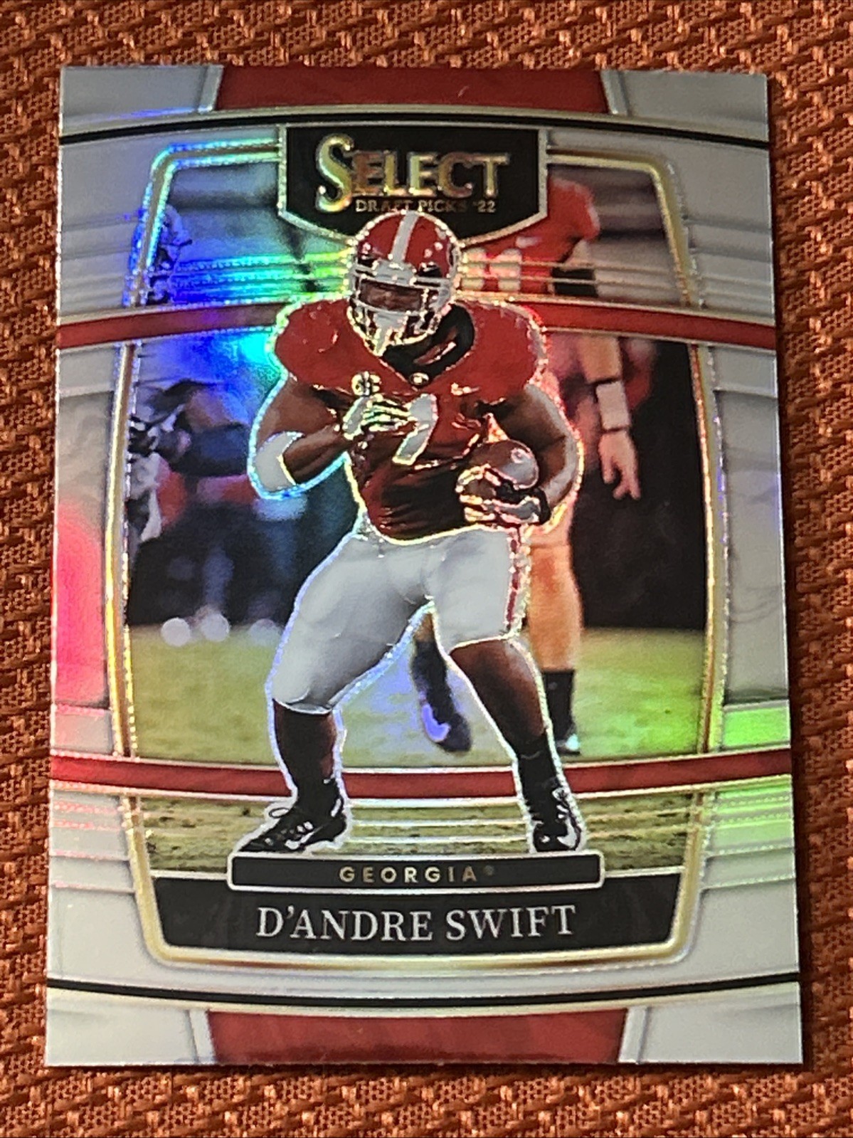 2022 Panini Select Draft Picks - Concourse D'Andre Swift #35 Silver Prizm