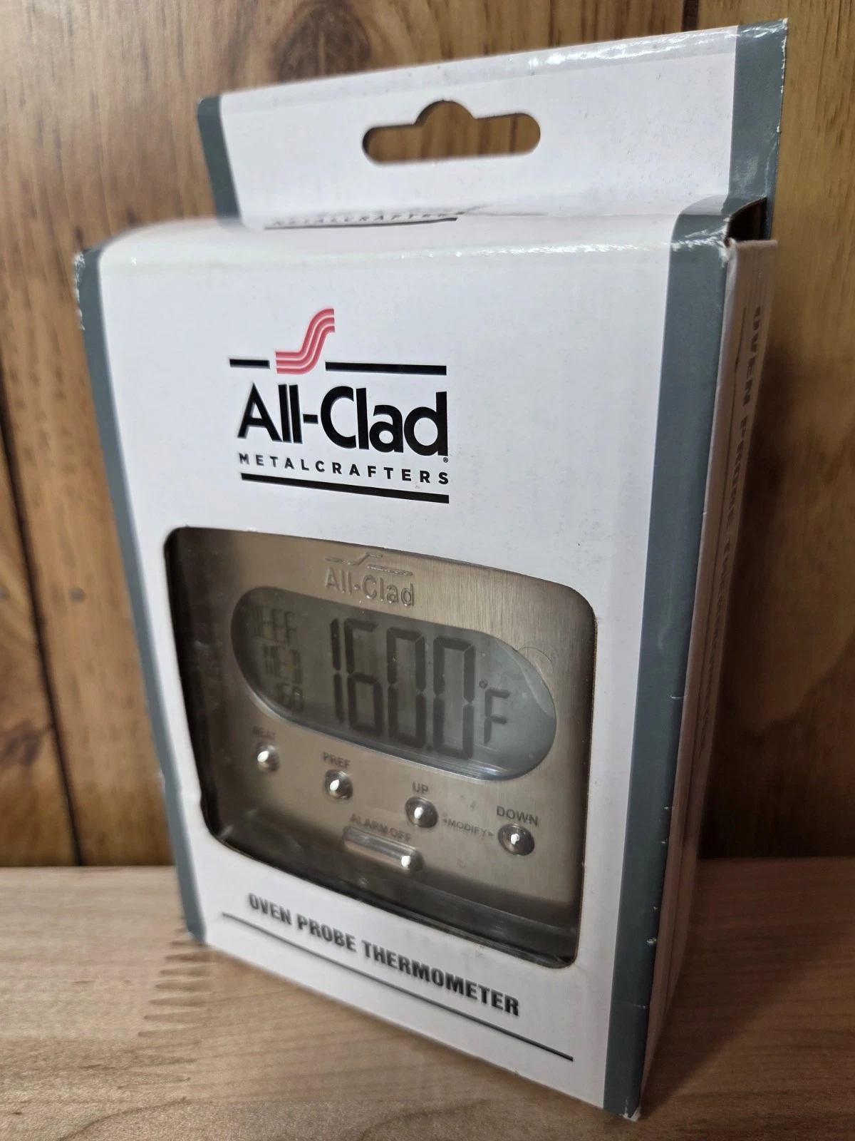 ALL-CLAD STAINLESS OVEN PROBE THERMOMETER T223 LCD DISPLAY NEW
Opens in a new window or tab