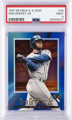 1997 SKYBOX E-X 2000 #40 KEN GRIFFEY JR. PSA 9