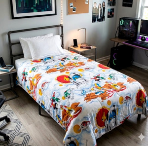 Vintage VOLTRON Comforter Quilt Bedspread Twin Size 1984 Burlington RARE 62 x 85