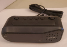 SHARP, Alarm Clock, Black, SPC100, New Open Box