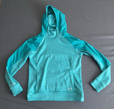 Under Armour Storm Fleece Lined Hoodie Women s Medium Heather Teal Semi Fitted