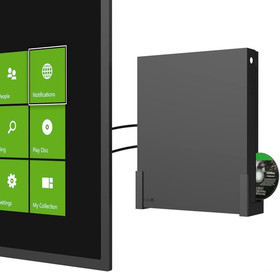 Wall Mount for Xbox One X (Not Fit for One Original)，All Metal Vertical Hanging