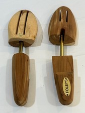 Foleys Wooden Cedar Shoe Trees Mens Size Med Keepers Rochester Co. U.S.A