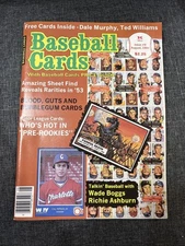 Baseball Cards Magazine Signed By Topps Card Artist Gerry Dvorack 1984 Rare
