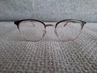LUNOR Titanium Eyeglasses Frames Model M12 Mod 2 Matte Gold & Black  GP 51-18