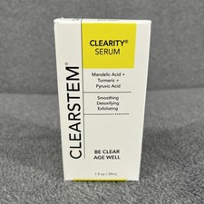 Clearstem Clearity Serum Soothes Detoxifying Exfoliating 1 oz NIB