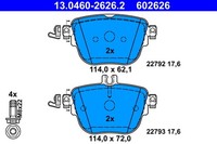 Ate Bremsbelagsatz Scheibenbremse 13.0460-2626.2 FüR Mercedes A238 C257 W213 Cls