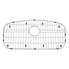 Pemberly Row Modern Grid for Kitchen Sink in Stainless Steel