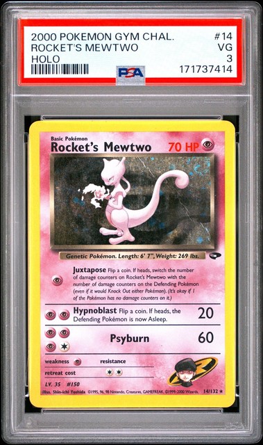 Rocket's Mewtwo #14 (Gym Challenge (2000))