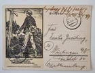 Postcard - artist card after Georg Sluytermann - WW2 / WW2 1943 field post