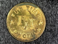 Fun Time Junction Game Arcade Token Coin 25mm (c400)