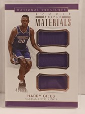 2017-18 National Treasures Rookie Triple Materials #RTM-18 Harry Giles 43/99