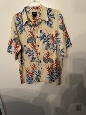 Puritan Hawaiian Shirt Short Sleeve Size M
