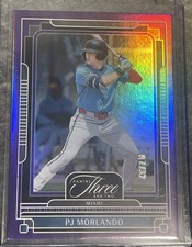2025 Panini Three and Two PJ Morlando No. 146 /32 Purple